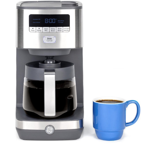 GE Appliances GE 12 Cup Drip Coffee Maker With Adjustable Keep Warm
